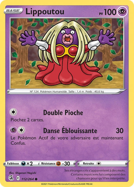 Carte Pokémon Lippoutou 112/264 FST EB08 LorenZone