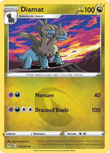 Carte Pokémon Diamat 114/203 EVS EB07 LorenZone