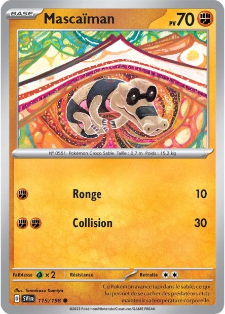 Carte Pokémon Mascaïman 115/198 SV1 EV01 LorenZone