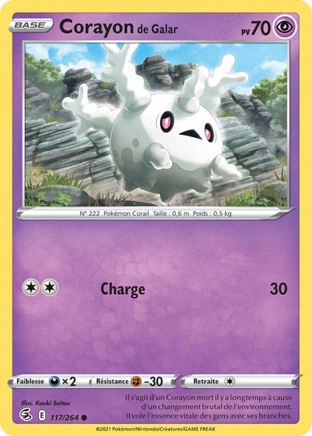 Carte Pokémon Corayon de Galar 117/264 FST EB08 LorenZone
