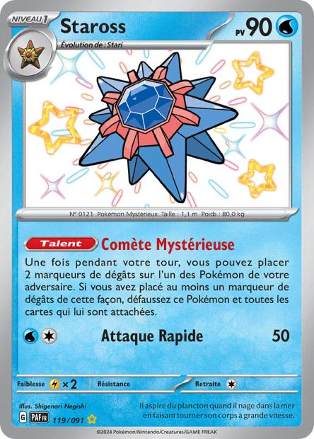 Carte Pokémon Staross 119/091 Destinees de Palea EV4_5 LorenZone