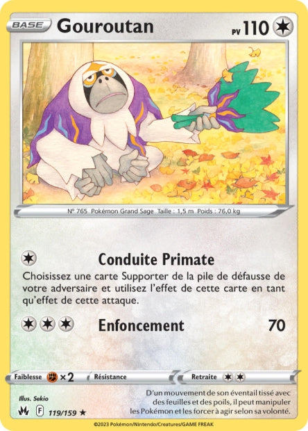 Carte Pokémon Gouroutan 119/159 CRZ EB12_5 LorenZone