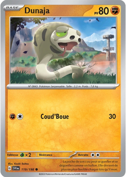 Carte Pokémon Dunaja 119/198 SV1 EV01 LorenZone