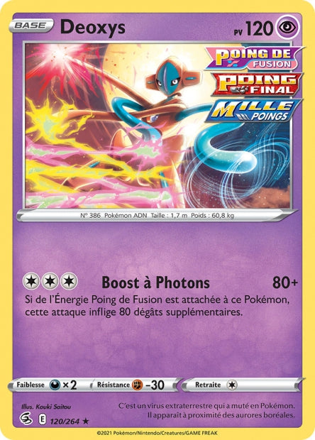Carte Pokémon Deoxys 120/264 FST EB08 LorenZone