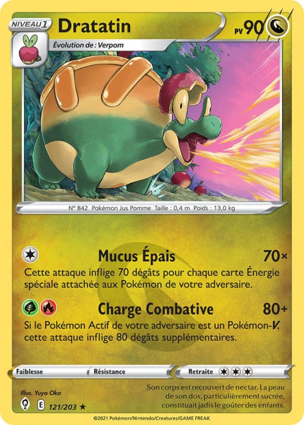 Carte Pokémon Dratatin 121/203 EVS EB07 LorenZone