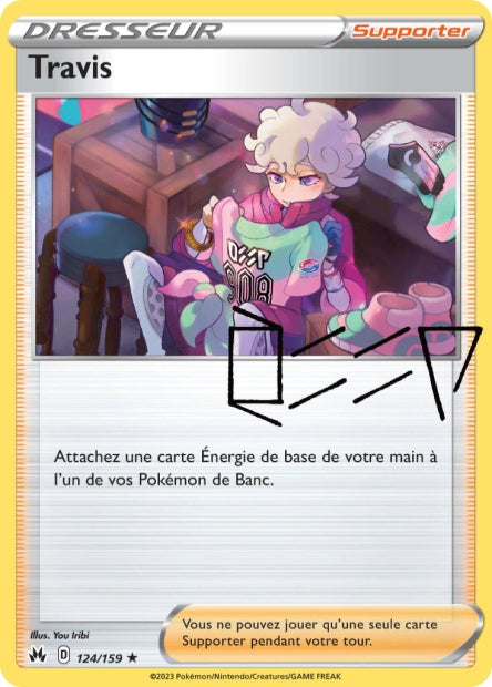 Carte Pokémon Travis 124/159 CRZ EB12_5 LorenZone