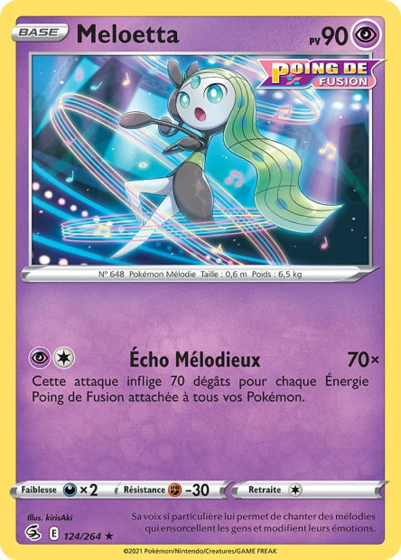 Carte Pokémon Meloetta 124/264 FST EB08 LorenZone