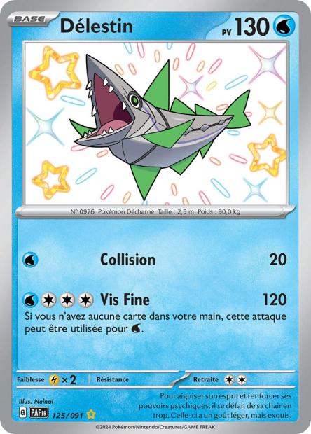 Carte Pokémon Délestin 125/091 Destinees de Palea EV4_5 LorenZone