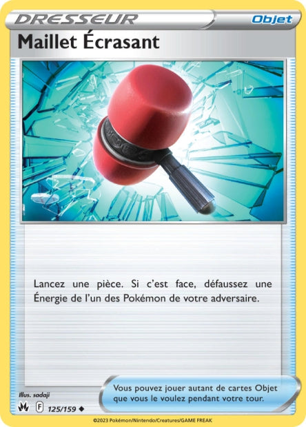Carte Pokémon Maillet Écrasant 125/159 CRZ EB12_5 LorenZone