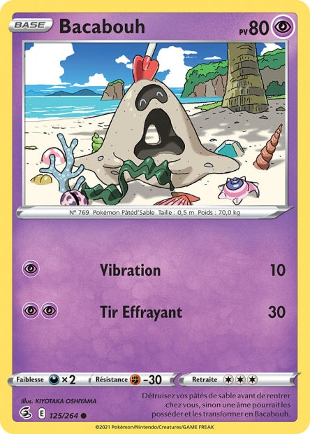 Carte Pokémon Bacabouh 125/264 FST EB08 LorenZone