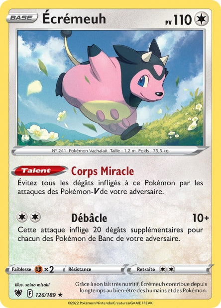 Carte Pokémon Ecrémeuh 126/189 ASR EB10 LorenZone