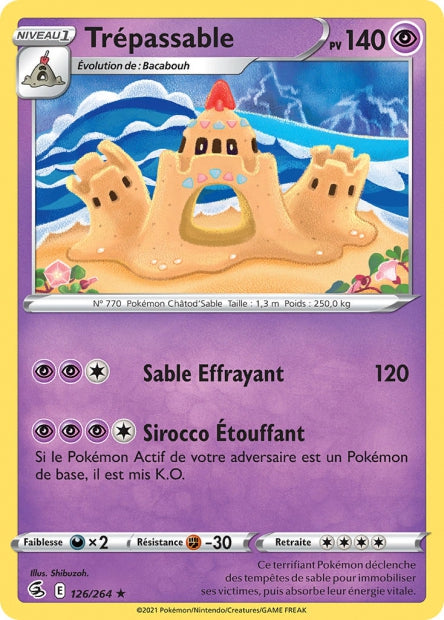 Carte Pokémon Trépassable 126/264 FST EB08 LorenZone