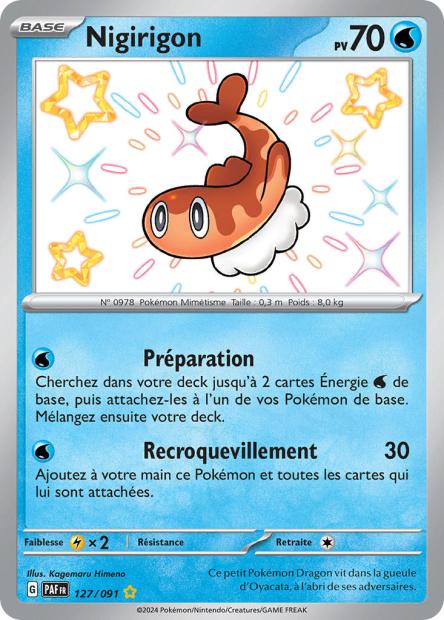 Carte Pokémon Nigrigon 127/091 Destinees de Palea EV4_5 LorenZone