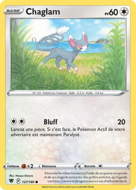 Carte Pokémon Chaglam 127/189 ASR EB10 LorenZone