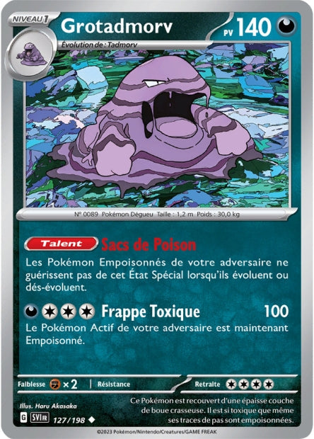 Carte Pokémon Grotadmorv 127/198 SV1 EV01 LorenZone