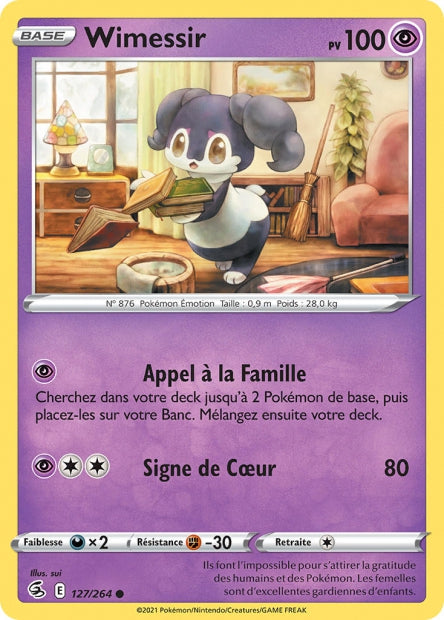 Carte Pokémon Wimessir 127/264 FST EB08 LorenZone