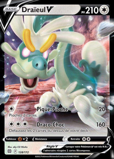Carte Pokémon Draïeul V 128/172 BRS EB09 LorenZone