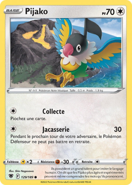 Carte Pokémon Pijako 129/189 ASR EB10 LorenZone