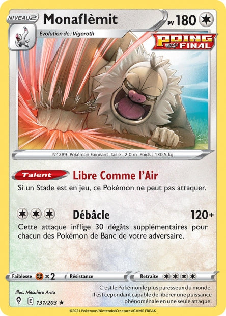 Carte Pokémon Monaflèmit 131/203 EVS EB07 LorenZone
