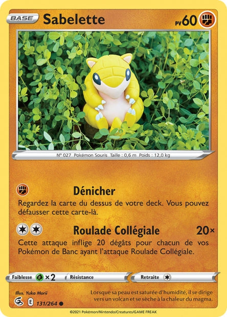 Carte Pokémon Sabelette 131/264 FST EB08 LorenZone