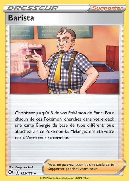 Carte Pokémon Barista 133/172 BRS EB09 LorenZone