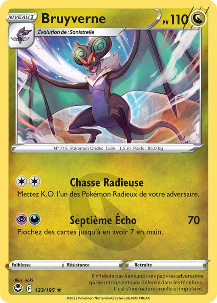 Carte Pokémon Bruyverne 133/195 SIT Tempete Argentee EB12 Neuf FR LorenZone