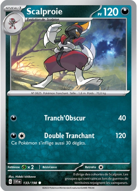 Carte Pokémon Scalproie 133/198 SV1 EV01 LorenZone