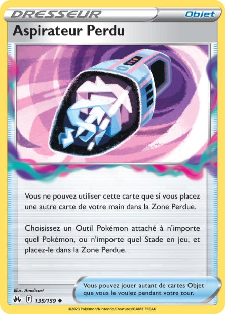 Carte Pokémon Aspirateur perdu 135/159 CRZ EB12_5 LorenZone