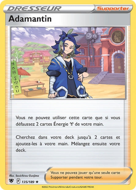 Carte Pokémon Adamantin 135/189 ASR EB10 LorenZone