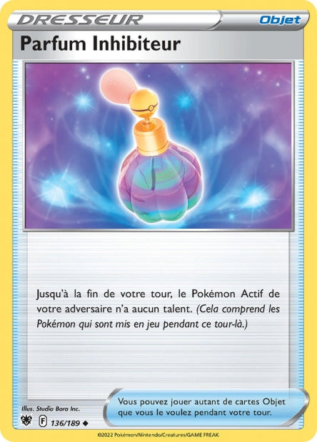 Carte Pokémon Parfum Inhibiteur 136/189 ASR EB10 LorenZone