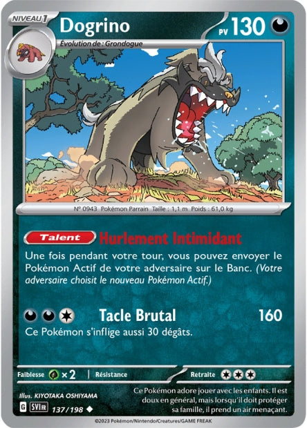 Carte Pokémon Dogrino 137/198 SV1 EV01 LorenZone