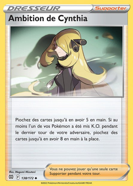 Carte Pokémon Ambition Cynthia 138/172 BRS EB09 LorenZone