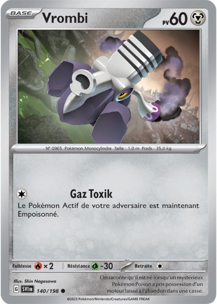 Carte Pokémon Vrombi 140/198 SV1 EV01 LorenZone