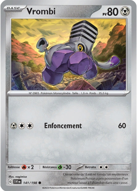 Carte Pokémon Vrombi 141/198 SV1 EV01 LorenZone