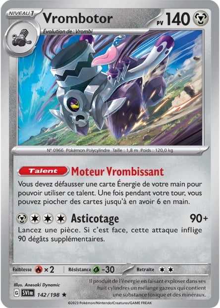Carte Pokémon Vrombotor 142/198 SV1 EV01 LorenZone