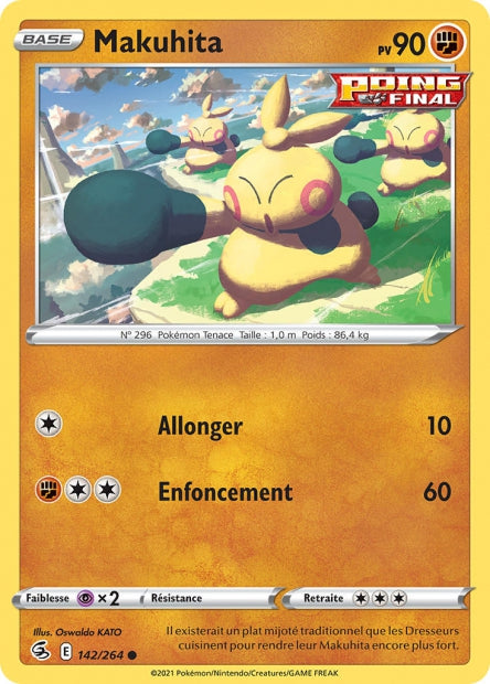Carte Pokémon Makuhita 142/264 FST EB08 LorenZone