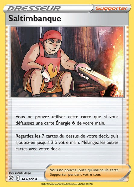 Carte Pokémon Saltimbanque 143/172 BRS EB09 LorenZone