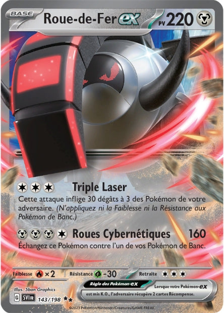 Carte Pokémon Roue-de-Fer EX 143/198 SV1 EV01 LorenZone