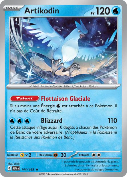 Carte Pokémon Électhor ex 145/165 MEW 151 EV3_5  Neuf FR LorenZone