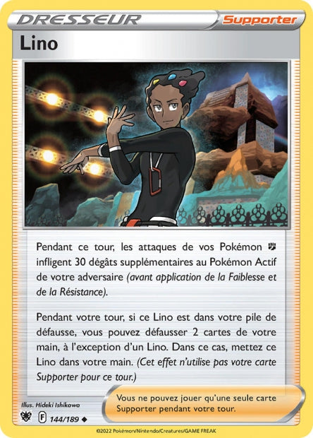 Carte Pokémon Lino 144/189 ASR EB10 LorenZone
