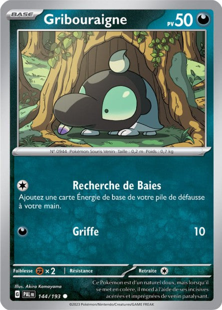 Carte Pokémon Gribouraigne 144/193 PAL EV02 LorenZone