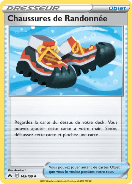 Carte Pokémon Chaussures de Randonnée 145/159 CRZ EB12_5 LorenZone