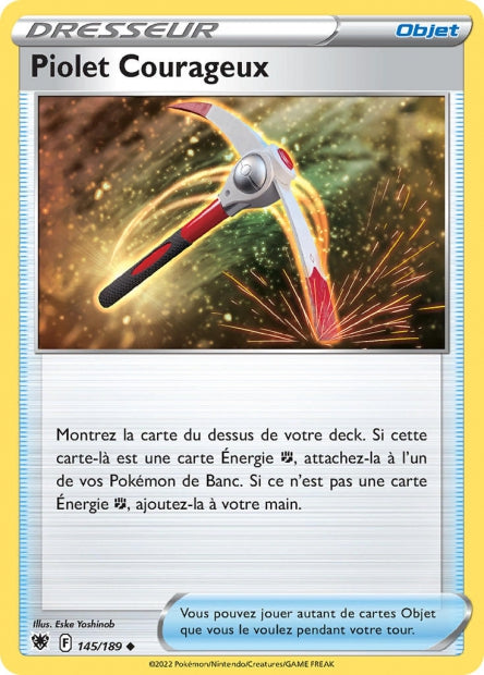 Carte Pokémon Piolet Courageux 145/189 ASR EB10 LorenZone