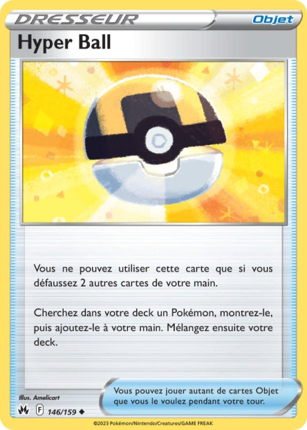 Carte Pokémon Hyper Ball 146/159 CRZ EB12_5 LorenZone