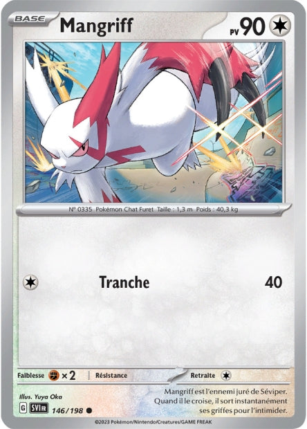 Carte Pokémon Mangriff 146/198 SV1 EV01 LorenZone