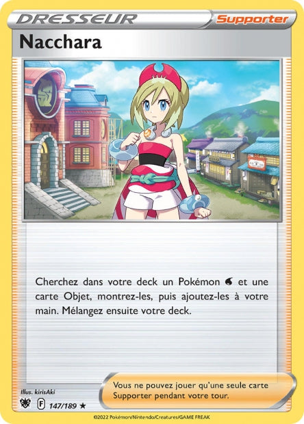 Carte Pokémon Nacchara 147/189 ASR EB10 LorenZone
