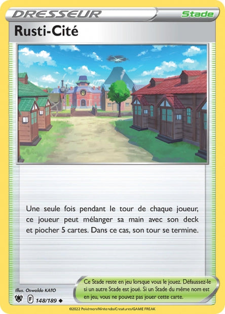 Carte Pokémon Rusti Cité 148/189 ASR EB10 LorenZone