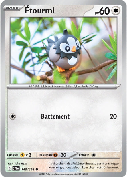 Carte Pokémon Étourmi 148/198 SV1 EV01 LorenZone