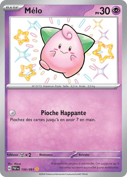 Carte Pokémon Mélo 150/091 Destinees de Palea EV4_5 LorenZone