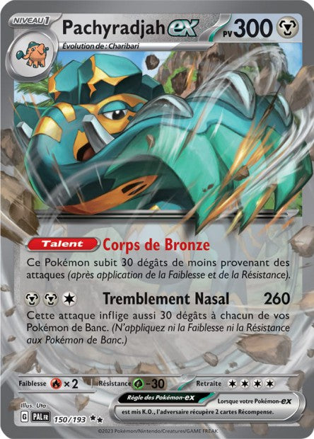 Carte Pokémon Pachyradjah EX 150/193 PAL EV02 LorenZone